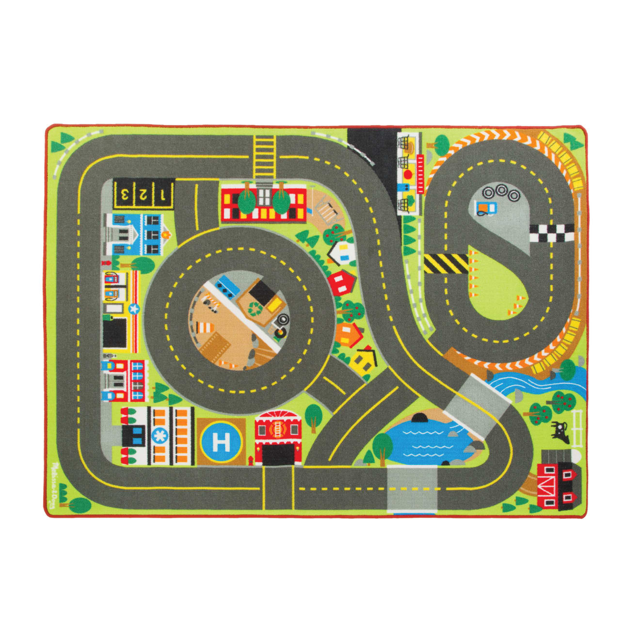 Jumbo Roadway Activity Rug K0