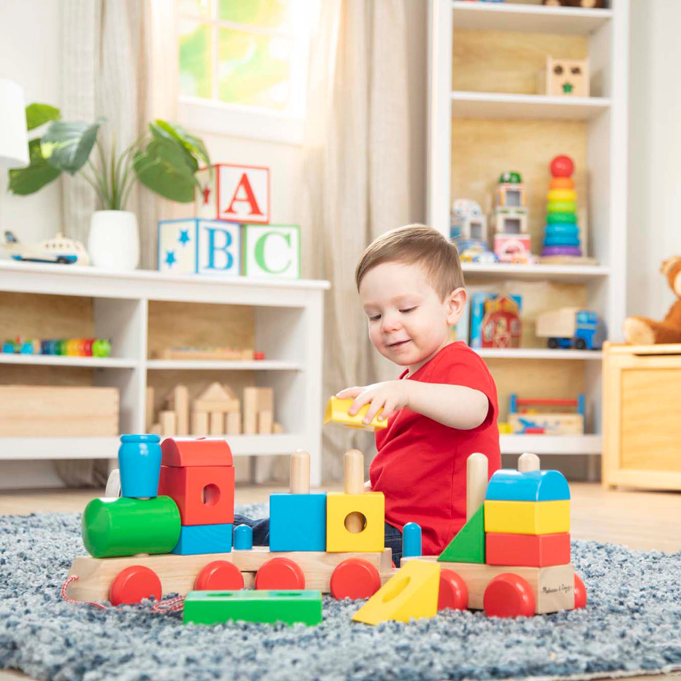 Jumbo Wooden Stacking Train – Classic O6