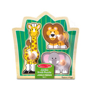 Jungle Friends Jumbo Knob Puzzle - 3 Pieces V6