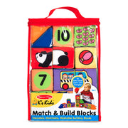 K's Kids Match and Build Soft Blocks R0
