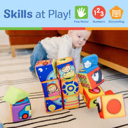 K's Kids Match and Build Soft Blocks R0