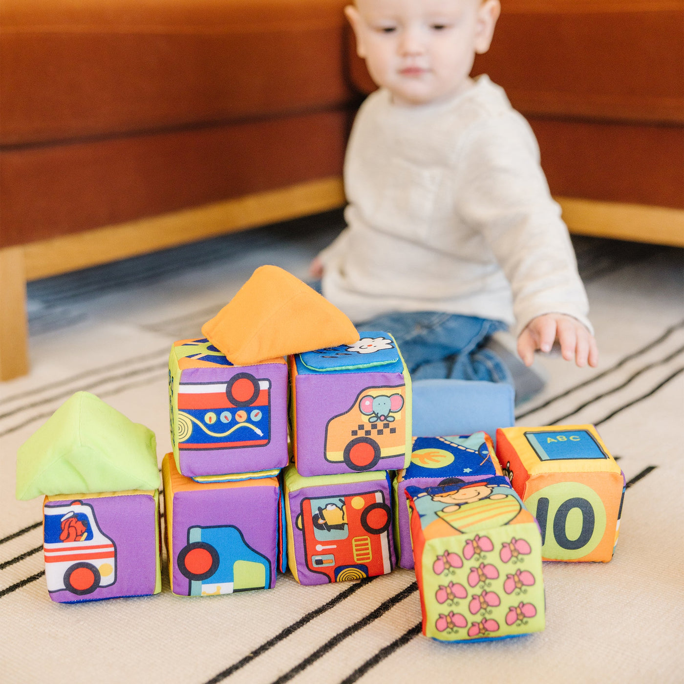 K's Kids Match and Build Soft Blocks R0