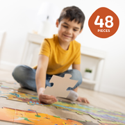 Land of Dinosaurs Floor Puzzle - 48 Pieces W9