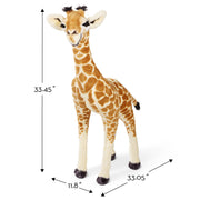 Lifelike Plush Baby Giraffe R8