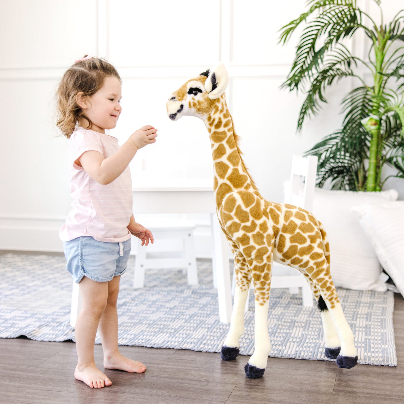 Lifelike Plush Baby Giraffe R8