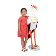 Lifelike Plush Stork Z0