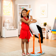 Lifelike Plush Stork Z0