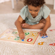 Lift & See Numbers Peg Puzzle - 10 Pieces K9