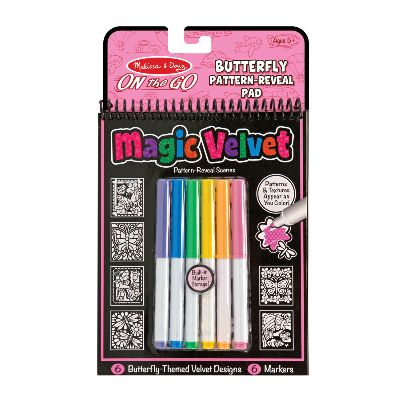 Magic Velvet Butterfly Scenes - On the Go Travel Activity M3