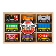 Magnetic Wooden Train Cars Y8