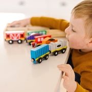 Magnetic Wooden Train Cars Y8