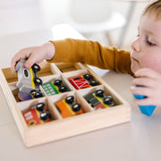 Magnetic Wooden Train Cars Y8