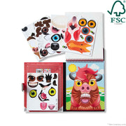 Make-a-Face – Farm Reusable Sticker Pad – On the Go Travel Activity G2
