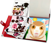 Make-a-Face – Farm Reusable Sticker Pad – On the Go Travel Activity O4