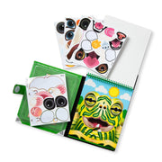 Make-a-Face – Pets Reusable Sticker Pad – On the Go Travel Activity O5