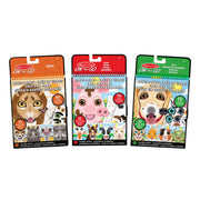 Make-A-Face Reusable Sticker Pad 3-Pack: Safari, Farm, Pets V0