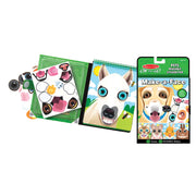 Make-A-Face Reusable Sticker Pad 3-Pack: Safari, Farm, Pets V0