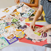 Make-a-Face Sticker Pad - Crazy Characters M9