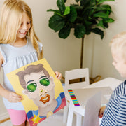 Make-a-Face Sticker Pad - Crazy Characters M9