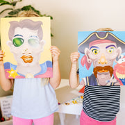 Make-a-Face Sticker Pad - Crazy Characters M9