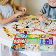 Make-a-Face Sticker Pad - Crazy Characters M9