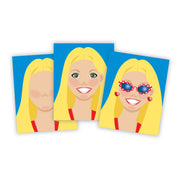 Make-a-Face Sticker Pad - Fashion Faces E8