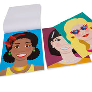 Make-a-Face Sticker Pad - Fashion Faces E8