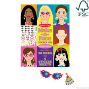 Make-a-Face Sticker Pad - Fashion Faces L4