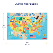 Map Floor Puzzle - 51 Pieces J4