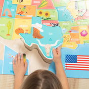 Map Floor Puzzle - 51 Pieces J4