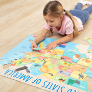 Map Floor Puzzle - 51 Pieces J5