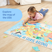 Map Floor Puzzle - 51 Pieces J5