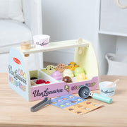 Melissa & Doug x Van Leeuwen Wooden Ice Cream Counter J7