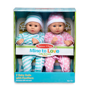Mine to Love Twins Luke & Lucy Dolls J1