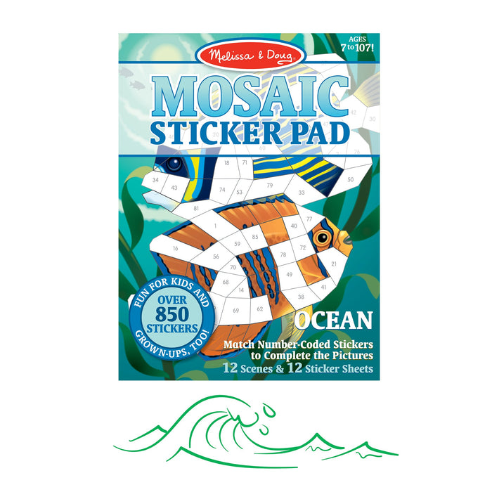 Mosaic Sticker Pad - Ocean E0