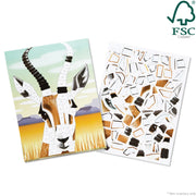 Mosaic Sticker Pad - Safari B5