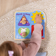 Ms. Rachel™ Wooden Peek-a-Boo Jumbo Peg Puzzle – 4 Pieces G7