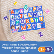 Ms. Rachel™  Wooden Phonics Alphabet Sound Puzzle - 26 Pieces X4