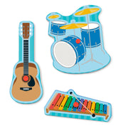 Musical Instruments Sound Puzzle - 8 Pieces L6