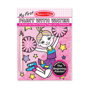 My First Paint With Water Kids' Art Pad With Paintbrush - Cheerleaders, Flowers, Fairies, and More R7