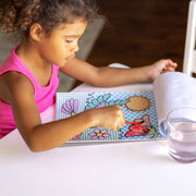 My First Paint With Water Kids' Art Pad With Paintbrush - Cheerleaders, Flowers, Fairies, and More R7