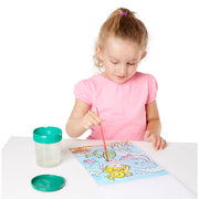 My First Paint With Water Kids' Art Pad With Paintbrush - Cheerleaders, Flowers, Fairies, and More R7