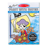 My First Paint With Water Kids' Art Pad With Paintbrush - Pirates, Space, Construction, and More P2
