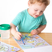 My First Paint With Water Kids' Art Pad With Paintbrush - Pirates, Space, Construction, and More P2
