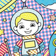 My First Paint With Water Kids' Art Pad With Paintbrush - Pirates, Space, Construction, and More P2