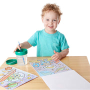 My First Paint With Water Kids' Art Pad With Paintbrush - Pirates, Space, Construction, and More P2