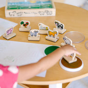 My First Wooden Stamp Set - Farm Animals C9