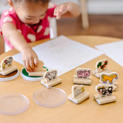 My First Wooden Stamp Set - Farm Animals C9