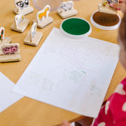 My First Wooden Stamp Set - Farm Animals C9