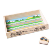 My First Wooden Stamp Set - Vehicles T3